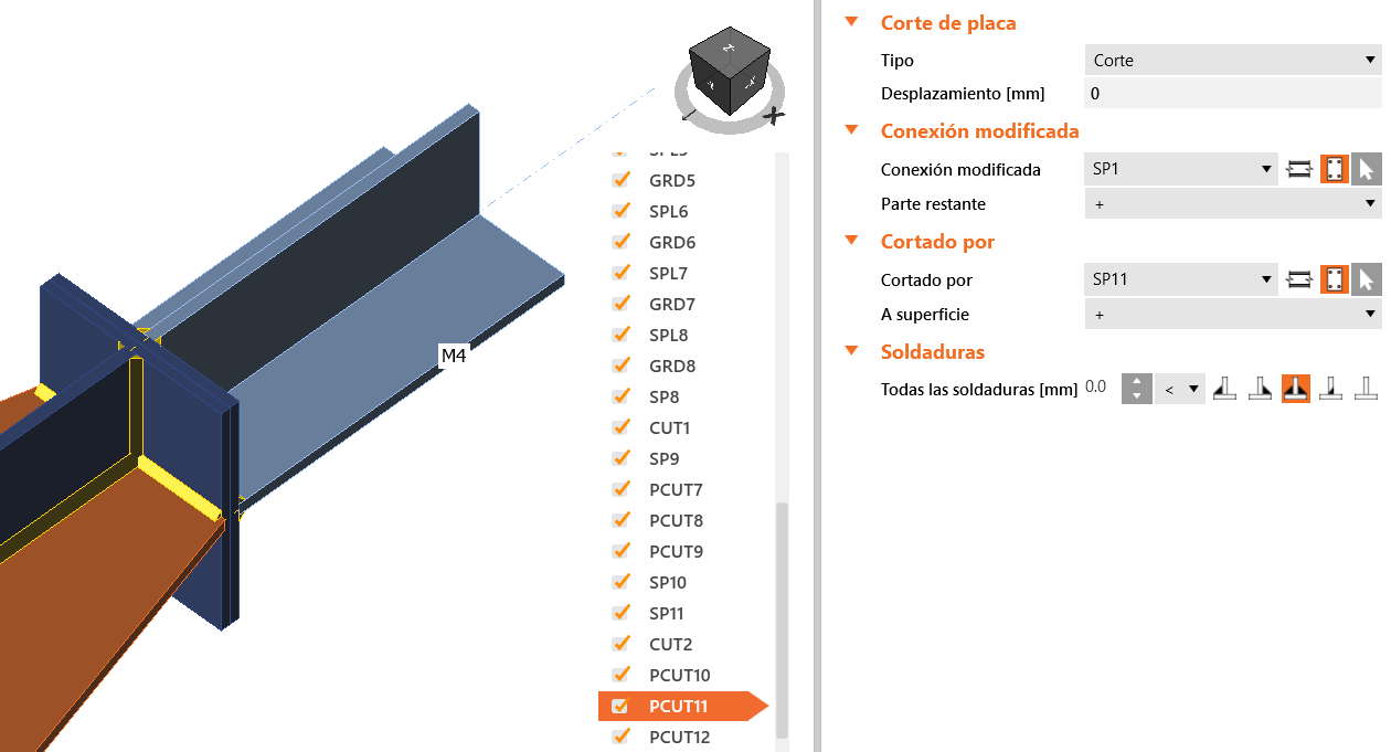 Figura 13. Corte y soldadura de placas.